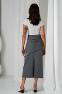 Sequined Drape Skirt