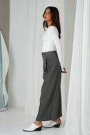 Pleated Wide-Leg Pants
