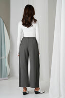Pleated Wide-Leg Pants