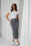 Sequined Drape Skirt